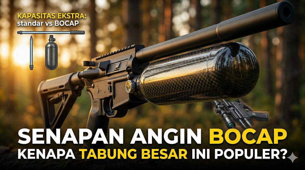 Senapan Angin Bocap: Alasan Mengapa Tabung "Botol Kecap" Sangat Populer
